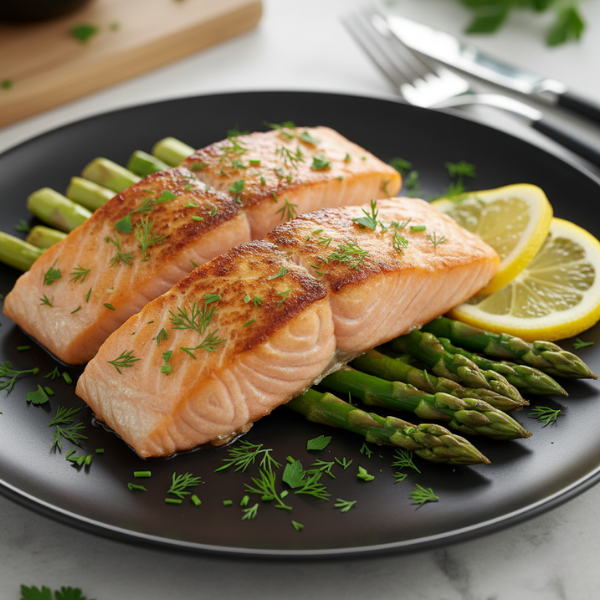 Das perfekte 20-Minuten-Dinner: Knuspriger Lachs & Grüner Spargel aus dem Emphsism Airfryer