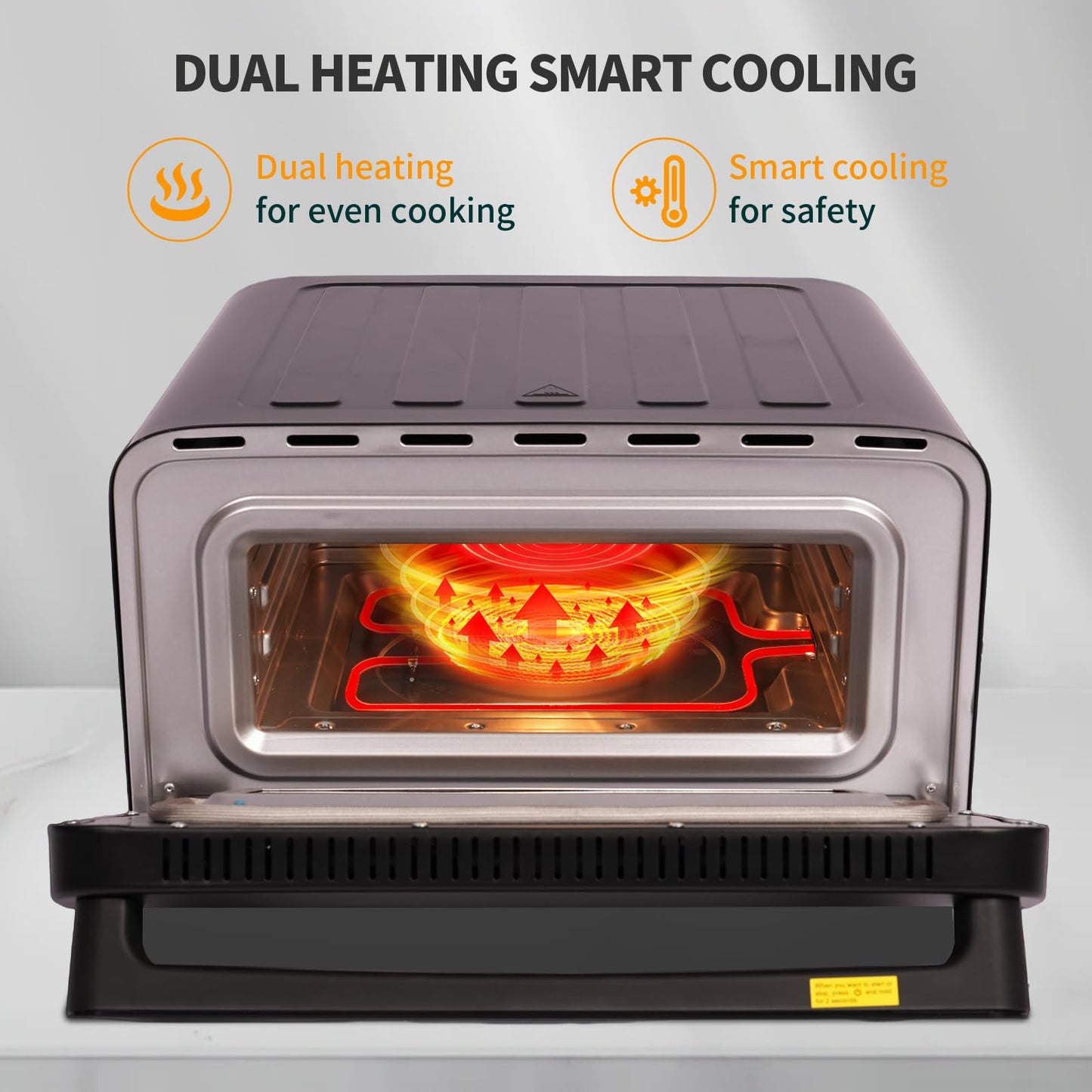 Emphsism Premium Pizzamaker – Perfekte Pizza in 3 Minuten, wie vom Profi