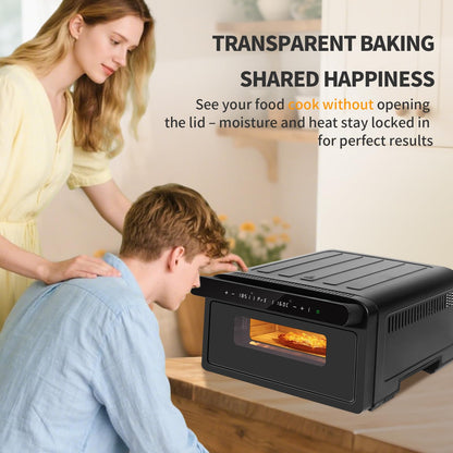 Emphsism Premium Pizzamaker – Perfekte Pizza in 3 Minuten, wie vom Profi