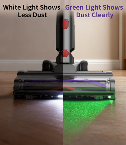Emphsism-Leistungsstarker Akku-Staubsauger (38000Pa) für Tierhaare & Hartböden